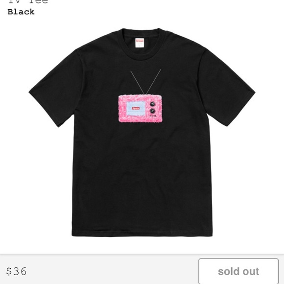 Supreme TV tee 